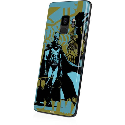 DC Comics Batman Poster Abstract Galaxy S9 Skin